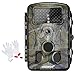 Produktbild Neewer 1080P 12MP HD Infrarot Digital Trail Kamera 2,4 Zoll LCD Bildschirm, 42 IR LEDS, 120 Grad Weitwinkel Nachtsicht, Wasserdicht Staubdicht für die Jagd mit 3-IN-1 Kamera Reinigungsset