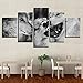 Produktbild adgkitb canvas Hd Drucke Wandkunst Leinwandbild Modernes Dekor Poster Fünf Stücke Berglandschaft Landschaft Home Office Malerei