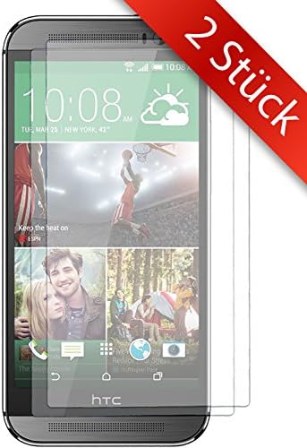 2 Pack- HTC M8 Screen Protector- Tempered Glass| 0.2mm | Bubble free | Full HD Transparenz | Anti-fingerprint - HTC M8 Screen Protector – MOVOJA- HTC M8