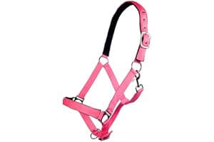 HKM - Cavezza Star Softice, con Rivestimento Morbido, Rosa Pony