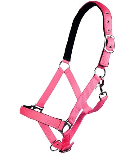Kerbl Cavezza Per Cavallo Ippopotamo - Unisex, Blu, Collo Regolabile, Cinghia Gola Facile, Fitting In Acciaio - 3