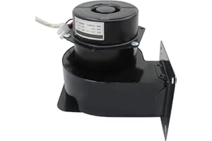 oomvarmer Ventilador horno gas radial 220v extractor centrifugo industrial ventilador centrifugo estufa pellets caldera biomasa chimenea negro