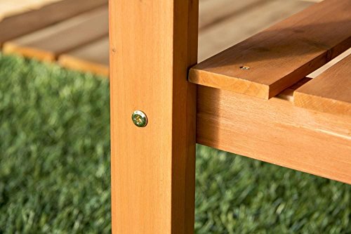 Hochbeet ‚Floralis‘, Tanne FSC®-zertifiziert Gemüsebeet inklusive wasserdichter Folie, Pflanzenkasten für Gemüse und Kräuter im Garten, auf der Terrasse oder dem Balkon, Füllvolumen ca. 80 Liter - 2