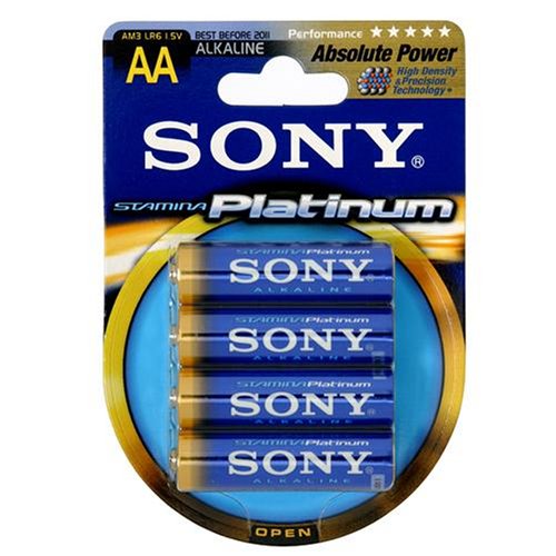 Preisvergleich Produktbild Sony Stamina Platinum Batterie AA Mignon 4er Pack