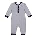 J By Jasper Conran Kids Baby Boys' Navy Striped Romper Suit 3-6 Months