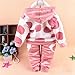 Autumn Baby Boys Girls Cotton Cow Pattern Long Sleeve hoodie Top + Long Pants Outfit Set