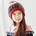 Produktbild HQYXGS Child Girl Hat Gestrickte Winter Warm Hat Winter Kinderhut Wollmütze 2 Bis 10 Jahre Alten Kinderhut
