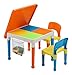 Liberty House Toys Multi-Purpose Building Block Construction Table with Storage Bag