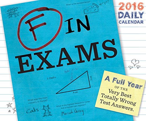 Download 2016 Daily Calendar: F in Exams