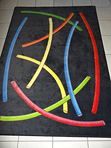 Preisvergleich Produktbild Kinderzimmerteppich, ca 200 x 300cm, Kinderteppich, Schwimmnudel