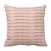 Produktbild Pink Rose Gold Metallic Pinstripes Throw Pillowcase Pillow Shams case Cushion Cover for Couch Sofa Or Bed Set Cozy Home Decor Size:18 X 18 Inches/45cm x 45cm