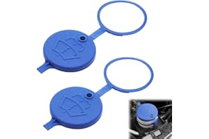 WUSJCOF 2 pezzi Tappo Vaschetta universale, adatto per la maggior parte delle auto, Coperchio Serbatoio Lavaggio Parabrezza, posteriore, con tergicristalli Peugeot 2008 3008 01 307 308 408 508L