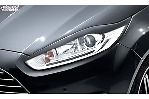 RDX Racedesign Scheinwerferblenden RDSB144 Fiesta VII Felift 2012-2017 (ABS), Unlackiert