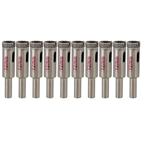 BQLZR 12mm Diamant Loch Keramik Glas Schneider 10er Pack