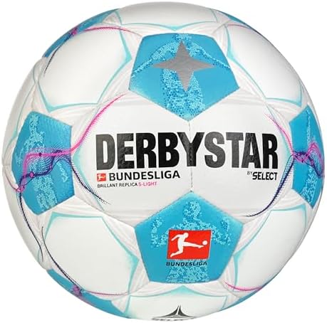 Derbystar Bundesliga Brillant Replica S- Pallone da calcio Multicolour 5