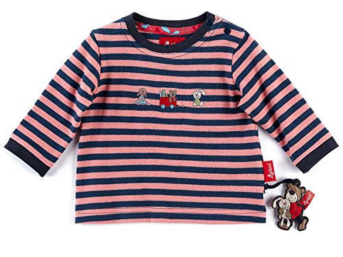 Sigikid Baby Girls Langarmshirt, Baby Long Sleeve Top, Multicoloured (mehrfarbig M), 0-3 Months (Manufacturer size: 62)
