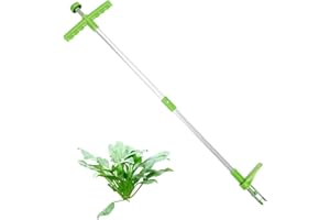 XJYMCOM Weed Puller with 3 Claws 99cm Long Stand Up weed puller root remover Tool Manual Weeder Garden Lawn Easy weed remover tool Grabber Tool for Dandelions weeder tool