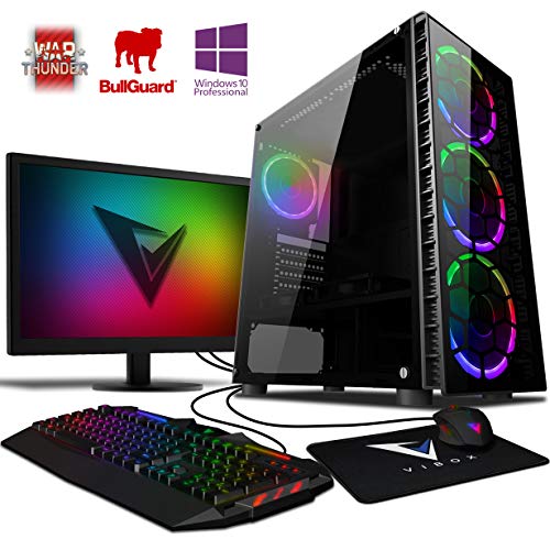 VIBOX Bravo 51 Gaming PC Ordenador de sobremesa con Cupón de Juego, Win 10 Pro, 22