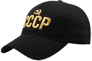 CASECOVER Unisexe Casquette De Baseball Lettres Brodé Soviétiques Commémorent Hommes Russes Casquette Pour Hommes Vintage Casquettes Chapeau De Soleil