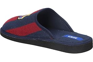 MARPEN SLIPPERS, Chaussons d'hiver avec Talon Officiels FC Barcelona de Football pour Enfants Garçon ou Fille