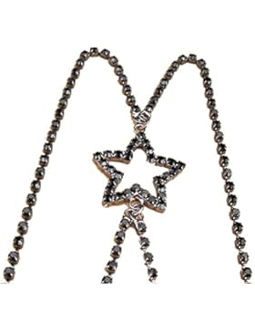 TININNA Damen Frauen Stern Strass Diamant Rückenfrei Rückenkonverter BH-Träger BH-Verlängerer BH Verlängerung...