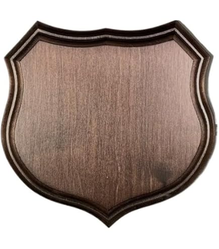 Stemma In Legno Di Quercia Per Trofei Di Caccia - Porta Difese Di Cinghiale, Diametro 20 Cm - Foto 11