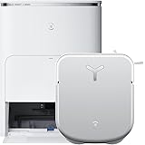 ECOVACS DEEBOT X2 OMNI Robot Aspirapolvere Lavapavimenti, Stazione All-in-one, Sottile Quadrato, Sollevamento Mop 15mm, Lavag