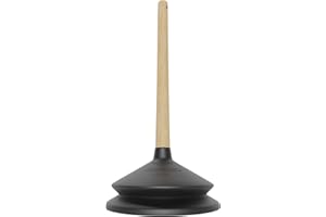 Tronconic - 80 KG d'aspiration - Ventouse deboucheur pour Salle de Bain et WC - Deboucheur Canalisation Professionnel - Ventouse Toilette - Deboucheur evier - Made in France