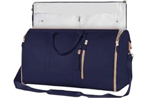 OSECZMUT Sac De Voyage pour Vêtements | Sacs À Vêtements De Voyage Pliables | Garment Duffle Bag Sac De Vêtements Convertible, Sac De Voyage pour Valise Suspendue, Sacs À Vêtements Imperméables