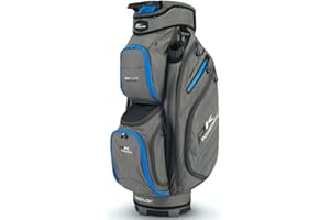 PowaKaddy DLX LITE GOLF CART BAG – GUN METAL/BLUE