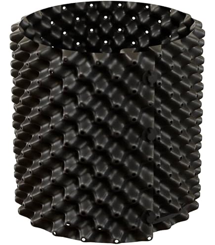 Idroponica Air-Pot Kit – 45L Pflanzentopf Mit Air-Pruning-System Für Gesunde Wurzeln (recyceltes HDPE)