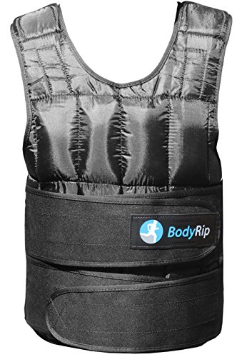 Bodyrip Gewichtsweste, schwarz, 25 kg - 4