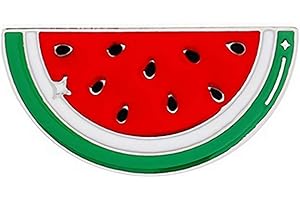 DAGESVGI Lot de 2 broches en émail en forme de pastèque en forme de fruit de palestine pour écharpe, revers, bijoux, épingle B chapeau