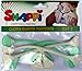 Snappi Cloth Diaper Fasteners - Toddler Size 2 - Pack of 4 (2 Mint Green, 2 White)