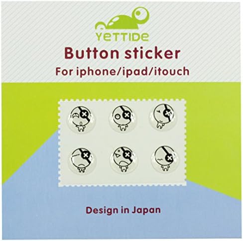 KolorFish Home Button Stickers! Fits Apple iPhone 4s, 5/5c/5s, 6/6 Plus, 7/7 Plus, SE, iPod Touch 4, 5, 6, iPad 3, 4, Mini 2, 3, 4, Air & Air 2 (Smileys)