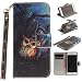 Produktbild Jepson Apple iphone 6 / 6S (4,7 Zoll) Handytasche / Handyhülle. Flip Etui Wallet Case in Bookstyle - Premium PU Lederhülle Hülle Cover Mit Lanyard / Strap, Standfunktion, Kreditkarte und Brieftasche.