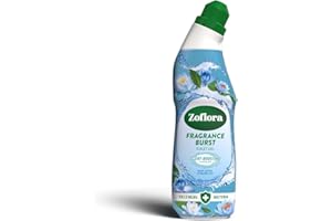 Zoflora Fragrance Burst Toilet Cleaner Gel, Blue Lotus & Waterlily, Odour Control with Scent Boosting Technology, Kills 99.9 Percent of Bacteria, 750ml