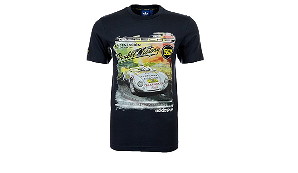 adidas Porsche 550 Men's T-Shirt Dark Grey - Men, Dark Grey, XL :  Amazon.co.uk: Clothing
