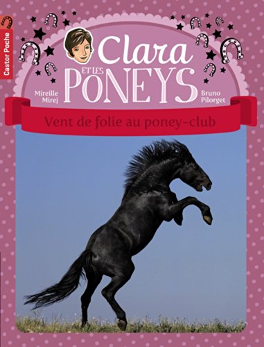 couverture de : Clara et les poneys, 8 : Vent de folie au poney-club