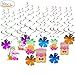Produktbild MMTX Hawaiian Party Dekoration hängen wirbelt Value Pack Folie Luau Hawai Thema Party mit Flamingo Ananas Hibiskusblüten für Luau Haawi Sommer Beach Party Gefallen (Packung mit 30)