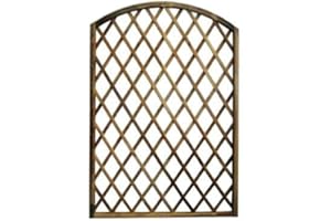 OEM SYSTEMS Pannello Grigliato Giardino Lasa In Legno Impregnato Arco 180X180 Cm 1 Pz