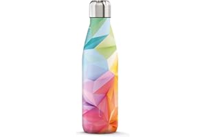 The Steel Bottle - Bottiglia termica in Acciaio Inox, Isolamento sottovuoto a doppia parete, Capacità 500 ml, Chiusura Ermetica, borraccia portatile