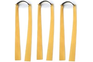 RALSPEC 3 fasce elastiche di ricambio piatte UK da 1,5 mm, in lattice naturale, per catapulta e caccia, per adulti