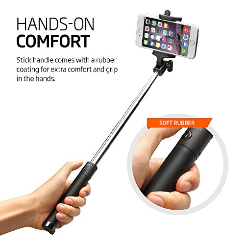 Selfie Stick, SpigenÂ® [New Generation] Bluetooth Selfie Stick with Remote Shutter for iPhone 7/7 Plus/6s/6s Plus,Galaxy S7/S7 Edge/S6,Galaxy Note 5/4,Nexus 5x/6P,LG G5 and More- S520 (SGP11721)