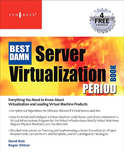 P D F The Best Damn Server Virtualization Book Period Including