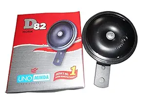 UNO MINDA HN8202M Horn, 12V (Black)