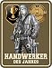 Produktbild Original RAHMENLOS® Blechschild: Handwerker des Jahres