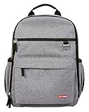 Bolsos Unisex Infantil Skip Hop Duo Diaper- Mochila unisex cambiador, color gris