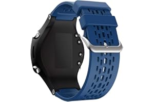 KINOEHOO Ersatzarmband kompatibel mit Garmin Approach S4/S2/Vivoactive Edelstahl Armband Weiche Silikon Uhrenarmbänder.