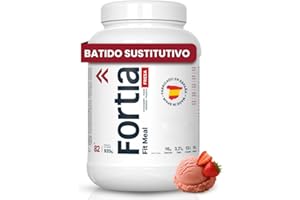 FORTIA INERSIS FORTIA Batidos Sustitutivos De Comida Alto En Proteínas Solo 140 Kcal | Batido Sustitutivo Adelgazar Alto En Vitaminas | Batido Saciante | Batido Sin Gluten